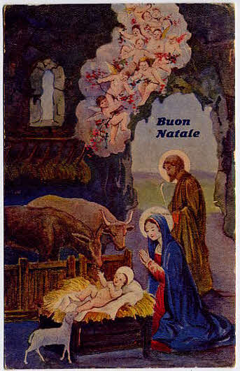 Buon Natale 1933.Cartoline D Epoca Augurali